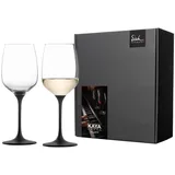 Eisch Weissweingläser schiefer Kaya, Weingläser, Schwarz, Glas, Essen & Trinken, Gläser,