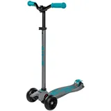 Micro Maxi Deluxe Pro Kickboard grey/aqua (MMD088)