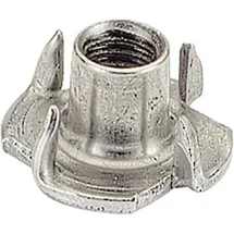 Hettich Einschlagmutter M8, Durchmesser 22mm 47643, Stahl blank