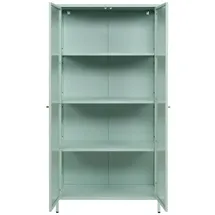 Finori Vitrine Milton 80 x 160 x 40 cm Mintgrün