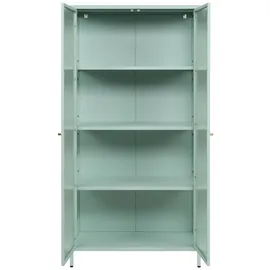 Finori Vitrine Milton 80 x 160 x 40 cm Mintgrün