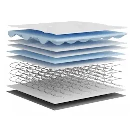 vidaXL Matratze Bonnell-Federkern Mittel 90x200 cm