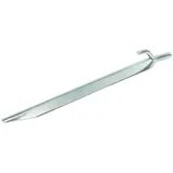PRO PLUS Zelthering aus Stahl mit Haken, 25cm, 6er-Pack
