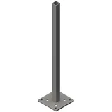 KAHRS Solid Konsole GJ 48 zum Aufdübeln, verzinkt, für 7x7 cm Alu-Zaunpfosten, 13x13x60 cm