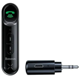 Baseus Qiyin AUX Car Bluetooth Receiver Black