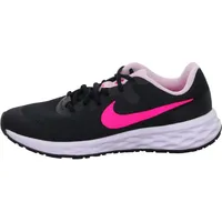 Nike Revolution 6 Nn (Gs) Sneaker, Black Hyper Pink Pink Foam, 36