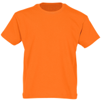 KIDS ORIGINAL T - leichtes Rundhalsausschnitt T-Shirt für Kinder in versch. Farben und Größen, orange, 152
