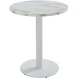 Oviala Esszimmertisch Ø 60 cm weiß