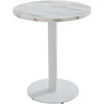 Oviala Esszimmertisch Ø 60 cm weiß