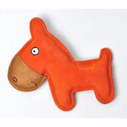 Aumüller Hundespielzeug aus Leder - Esel 1 St