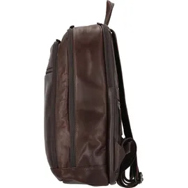 The Chesterfield Brand Wax Pull Up Detroit | Rucksack 14" 39 cm - Dunkelbraun