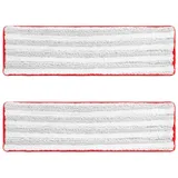 Genius Saugmopp Bodenwischer Invictus 2 in 1 Mikrofaser Wischpad 2 tlg. Weiß