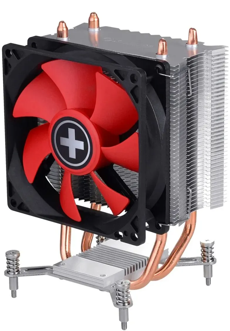 Xilence I402 Prozessor Kühler 9,2 cm Schwarz, Rot, Silber