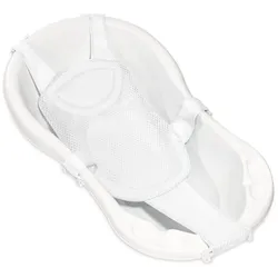 Lorelli Babywannennetz Turtle, Kunststoff Clips, Badewanneneinsatz, ab Geburt weiß
