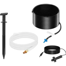 Hillvert Solar Bewässerungssystem 0,13 m schwarz