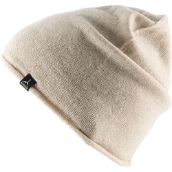 Wintermütze Edge Fein Strickmütze Unisex Beanie Mütze Lamm & Merino Wolle beige No Size