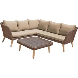 Garden Pleasure Pamplona Lounge-Set anisbraun