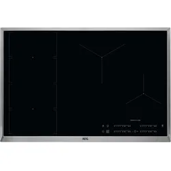 AEG IKE84471XB Schwarz, Edelstahl Integriert Zonen-Induktionskochfeld 0 Zone(n)