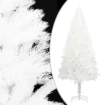 vidaXL Künstlicher Weihnachtsbaum Weiß 120 cm