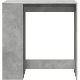 vidaXL Bartisch mit Regal 101 x 40 x 103,5 cm Grau