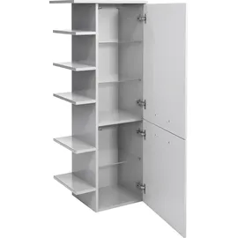 Saphir Quickset Badschrank 50 x 123 x 33 cm Weiß