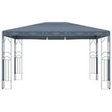 DOTMALL Pavillon Gartenzelt mit 100% Polyester Dach,Metall Gestell,400 x 300 cm