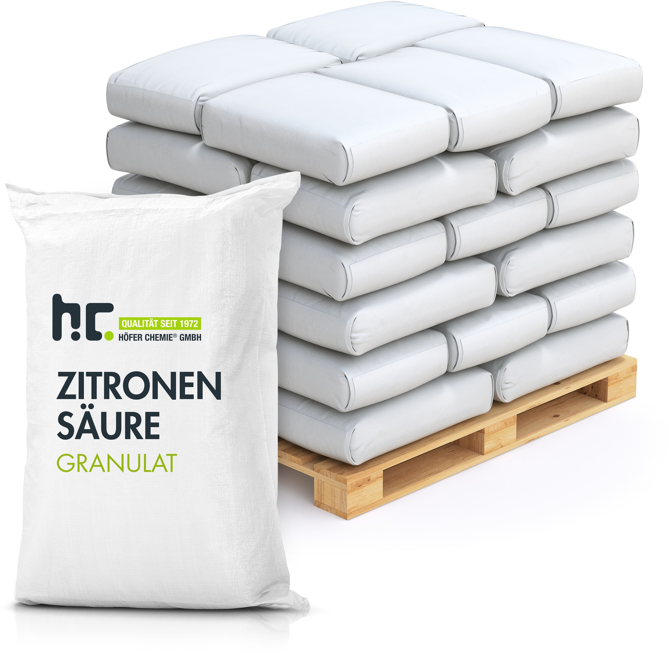 20 x 25 kg Zitronensäure Granulat in Lebensmittelqualität