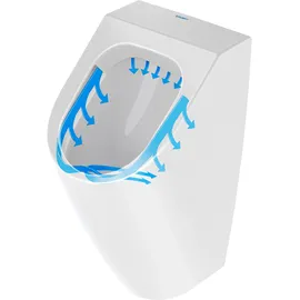 Duravit ME by Starck Urinal Rimless 0,5 L für Deckel, weiß mit HygieneGlaze
