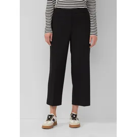 s.Oliver Strukturierte Culotte 7/8 Schwarz 48