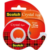 3M Scotch Crystal 7,5 m, Transparent, Papier, 19 mm