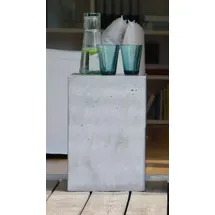 JAN KURTZ Block Beistelltisch Beton - Grau