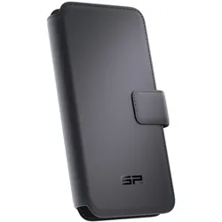 SP Connect magnetische Handyhülle Flip Cover SPC+, schwarz, Größe M