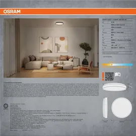 Osram Gisela 1 30 cm schwarz/Metall/Kunststoff