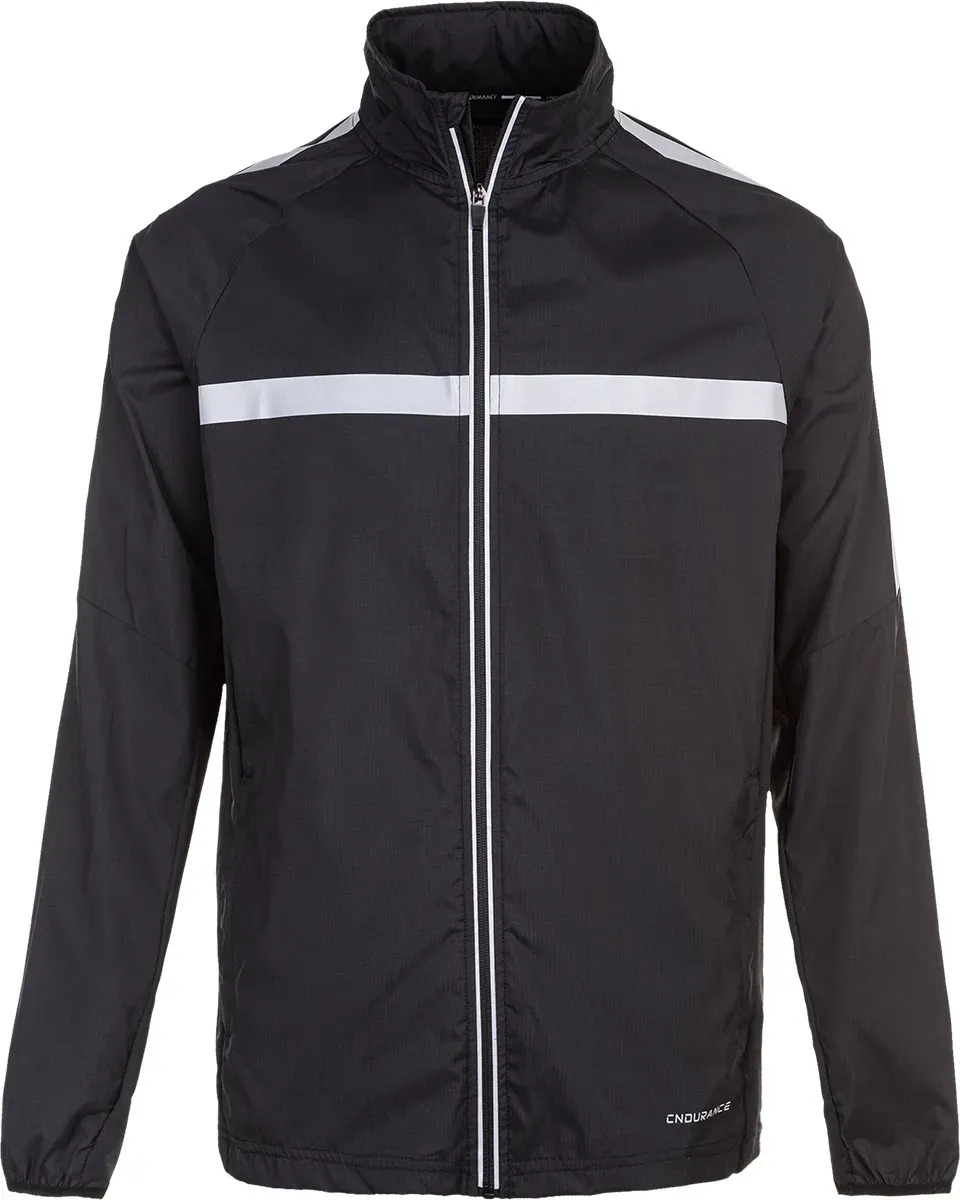 Endurance Laufjacke Pendell Light The Night (reflektierend) schwarz Herren