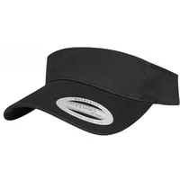 Flexfit Curved Visor Cap schwarz ONE SIZE