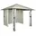 MCW Pergola MCW-J63 3 x 3 m inkl. 4 Seitenteile Creme-Beige