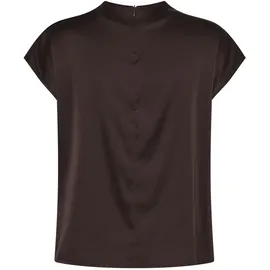 Zero Satinbluse chocolate plum 38