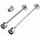 Pitlock Set 03, Pitlock, Schnellspannachsen, silber