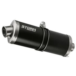 Storm Steel Black Oval Endschalldämpfer