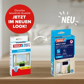 Tesa Insektenschutzgitter Insect Stop Standard 100 x 100 cm Schwarz