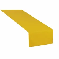 TOM TAILOR Tischläufer DOVE Blickdichter Tischläufer (1-tlg), 50 x 150 cm in Sonne gelb