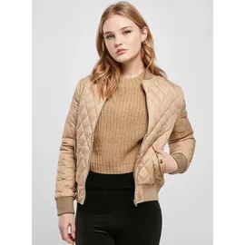 URBAN CLASSICS Diamond Quilt Nylon Steppjacke Union Beige 5XL