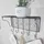 Ambiente Haus Wandregal Draht mit Haken onesize Braun