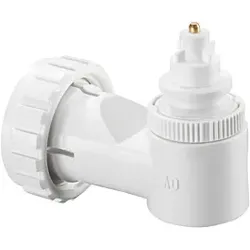 Oventrop Winkeladapter 1011452 weiß, beiderseits Klemmverbindung