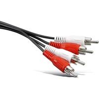 S/CONN maximum connectivity Cinch Audio-Kabel-2 Cinchstecker auf 2 Cinchstecker,