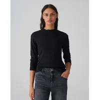 Opus Damen Langarmshirt | Longsleeve SANBA Slim aus schimmerndem