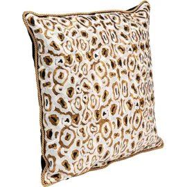 Kare Kissenbezug Cheetah 50 x 50 cm Braun