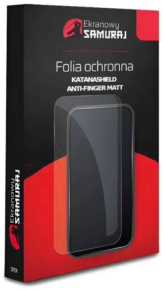 Telefonschutzfolie Ekranowy Samuraj KatanaShield Anti-Finger Matt mit Installationsservice