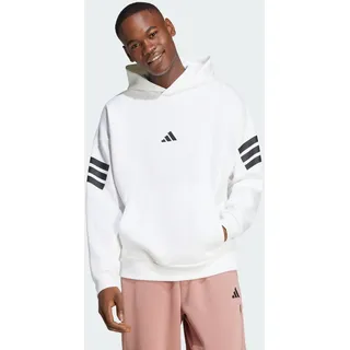 Adidas Future Icons 3-Streifen Kapuzenpullover White S