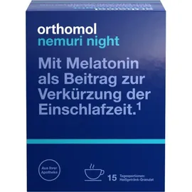 Orthomol Nemuri Night Heißgetränk-Granulat 15 St.